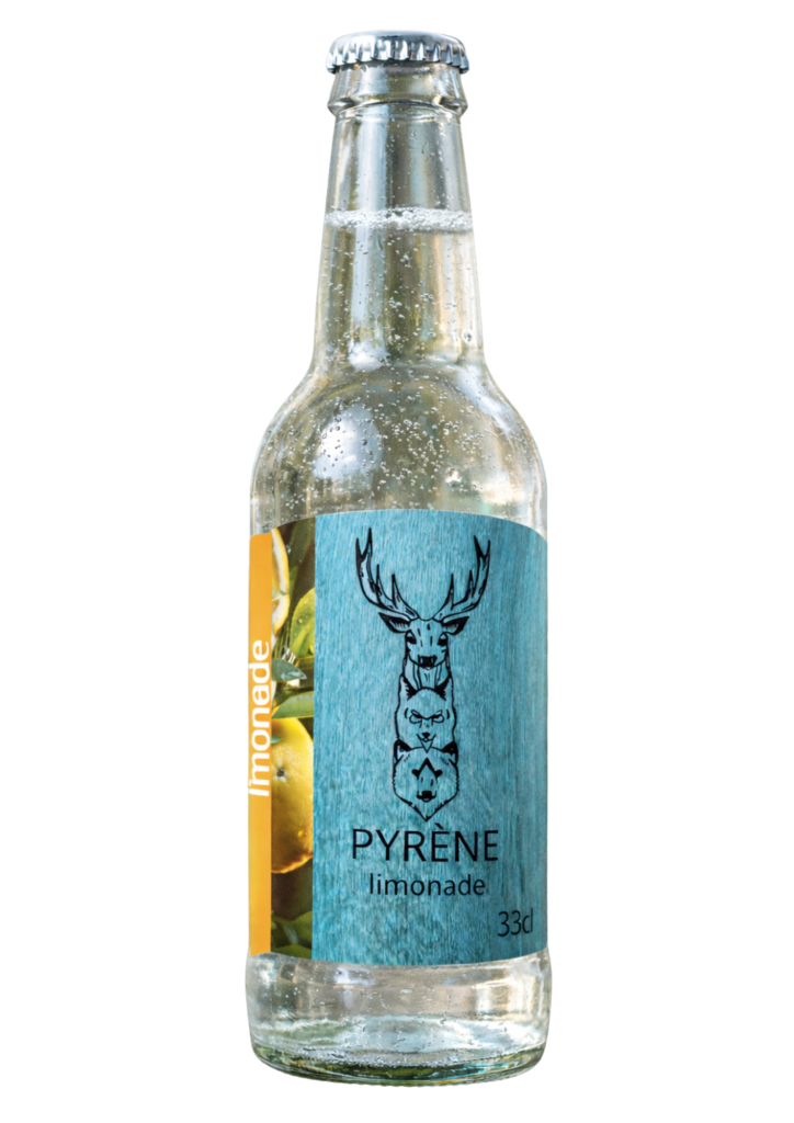 Bouteille de 33cl de la limonade citron Pyrène