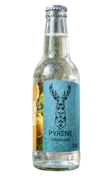 Bouteille de 33cl de la limonade citron Pyrène